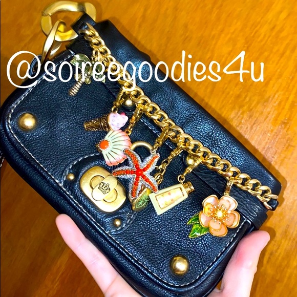 Juicy Couture Leather LARGE WRISTLET MINI BAG - Picture 3 of 16